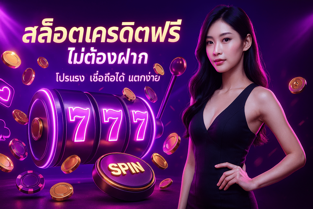 สล็อตเครดิตฟรี ไม่ต้องฝาก